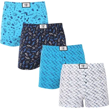 Trenýrky 4PACK pánské trenky Nedeto vícebarevné (4NTV03) M Možnost vrácení zboží ZDARMA do 120 dnů!