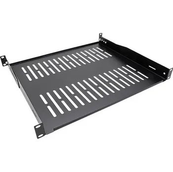 Racková skříň Value 19" police 1U, 400mm, tvar U, max. 25kg, černá - 26.99.0430