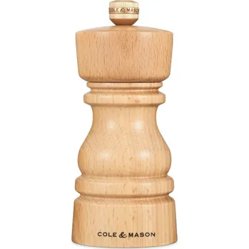 Mlýnek na pepř COLE&MASON London Precision+ přírodní buk 13 cm pepř