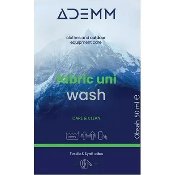 Přípravek na praní Textilní prací prostředek ADEMM Fabric Uni Wash 50 ml - 50