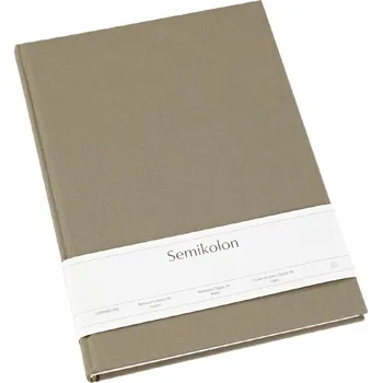 Diář Semikolon, Zápisník linkovaný Uni Classic A4, hnědošedý - Formadore