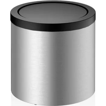 Odpadkový koš Decor Walther, Koš na odpadky do koupelny Mikado 21 cm černý matný - Formadore