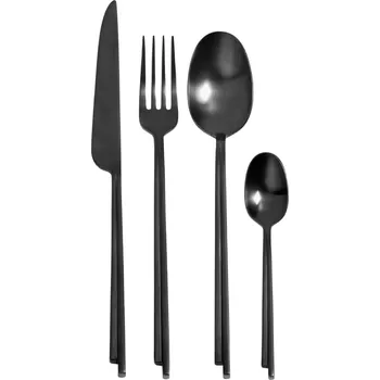 Příbor Serax, Sada příborů Dune, černá, 24 díl. - Formadore
