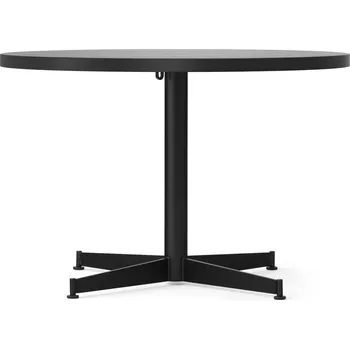 Audo Copenhagen, Konferenční stolek Nook Star Base s černou podstavou 80 cm, černý - Formadore