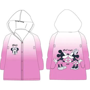 Pláštěnka E plus M • Dětská / dívčí pláštěnka Minnie Mouse - Disney - motiv Best Couple Ever 122 / 128