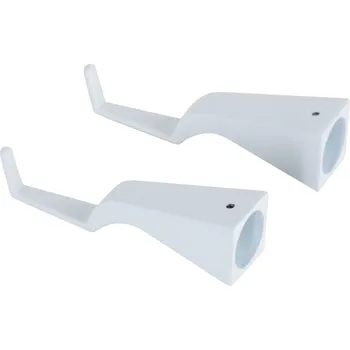 Nástěnné svítidlo Zafferano, Nástěnný závěs pro modulární svítidlo Pencil horizontální bílý 2 díly - Formadore