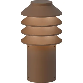 Lampička Louis Poulsen, Zahradní lampa Bysted LED 2700K s kolíkem bez adaptéru S hnědá - Formadore