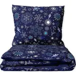 TipTrade (CZ) • Bavlněné ložní povlečení - motiv Ledové vločky - 100% bavlna reforcé - 70 x 90 cm + 140 x 200 cm