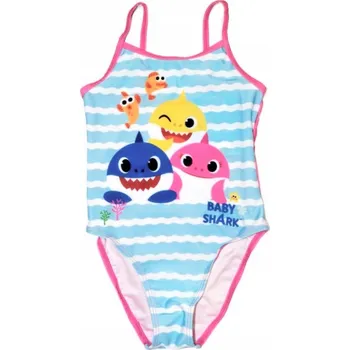 Dívčí plavky E plus M • Dětské / dívčí jednodílné plavky Baby Shark 104 / 110
