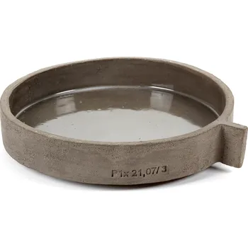 Talíř Serax, Servírovací talíř FCK, 24,5 cm, hnědý - Formadore