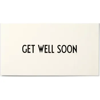 Vánoční dekorace Design Letters, Blahopřání Design Letters Get Well Soon - Formadore