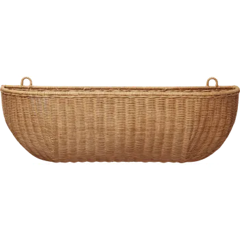 Úložný box Ferm Living, Úložný koš Ferm Living nástěnný, 14 x 75 cm - Formadore
