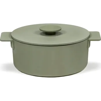 Pánev Serax, Hrnec s poklicí Surface, 3 l, zelený, 2 díl. - Formadore