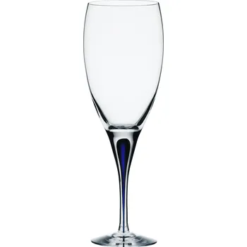 Sklenice Orrefors, Sklenice na víno Intermezzo 320 ml nebově modrá - Formadore