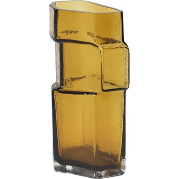 Váza Ferm Living, Váza Muro z recyklovaného materiálu 23 cm jantar - Formadore