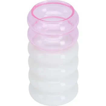 Váza Design Letters, Váza nebo svícen Bubble 2v1 růžová - Formadore