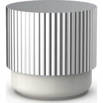 Úložný box Decor Walther, Koupelnová dóza Of Line se stříbrným víčkem 10 cm krémová - Formadore