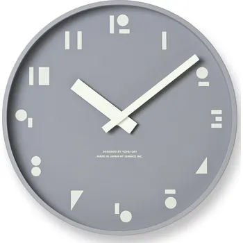 Hodiny Lemnos, Nástěnné hodiny M, S, S. šedé - Formadore