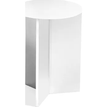 Konferenční stolek Hay, Odkládací stolek Slit kulatý 35 cm bílý - Formadore