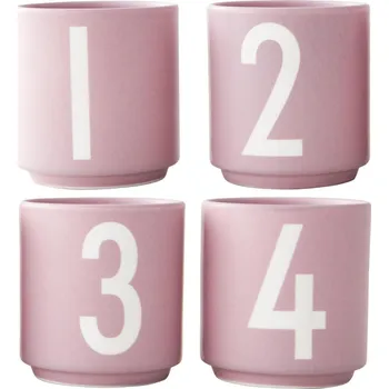 Design Letters, Šálky na espresso AJ levandulové 4 ks - Formadore
