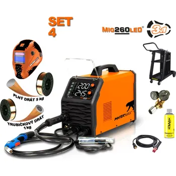 Dílna Pantermax MIG260LED Svářecí invertor Set 4bL (MIG/MMA/TIG)