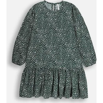 Dívčí šaty Coccodrillo Grün/ Weiß/ Schwarz 5658648 164
