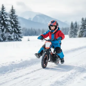 malá motorka Leramotors E-bike - elektrická motorka/odrážedlo Leramotors by APOLLO RFZ Sedna 12 PRO - oranžová