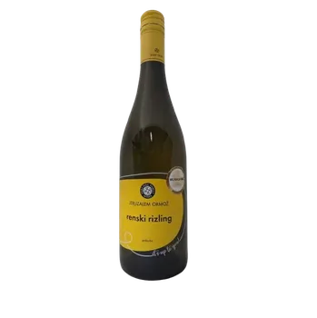 Víno Ryzlink rýnský 2024 (bílé polosuché víno)