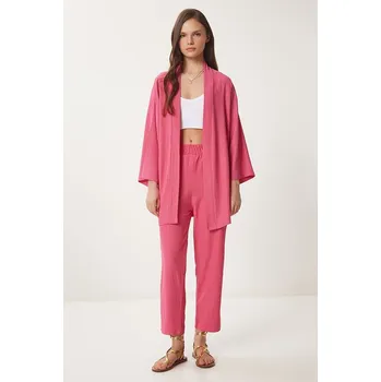 Dámský svetr Happiness Istanbul Pink 9713830 40