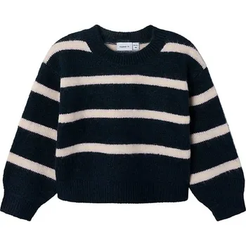 Dívčí džíny name it Schwarz/ Creme 6388493 110