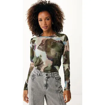 Dámské tričko Mexx Dunkelgrün/ Hellblau 7657701 L