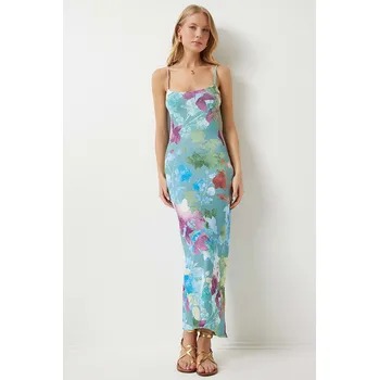 Dámské šaty Šaty Happiness Istanbul Hellblau 9887781 40