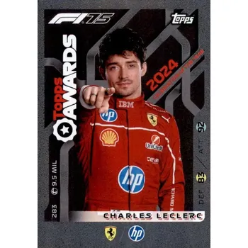 Sběratelská karetní hra F1 Charles Leclerc Topps Awards (Originální sběratelská kartička F1 2025)