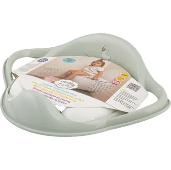 WC sedátko MALTEX Redukce na WC s úchyty měkká Lama Minimal - sage green