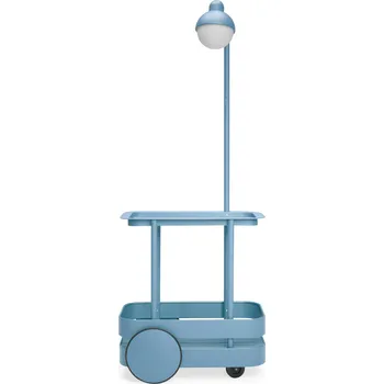 Sedací pytel Fatboy, Stolek na kolečkách Jolly s lampou sytě modrý - Formadore