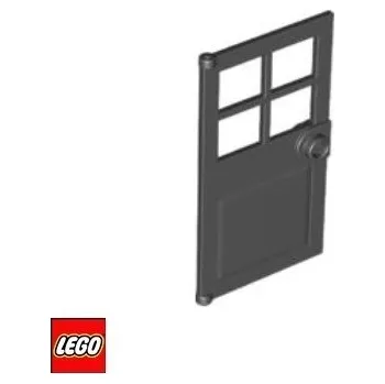 Stavebnice LEGO LEGO® Dílky LEGO Dveře k rámu 1x4x6 / 60623 Barva: Černá 60623