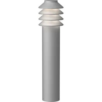 Lampička Louis Poulsen, Zahradní lampa Bysted LED 2700K s kotvou bez adaptéru L šedá - Formadore