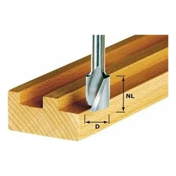 Fréza Festool HS Spi S8 D18/25 Spirálová drážkovací fréza HS, stopka 8 mm (490950)