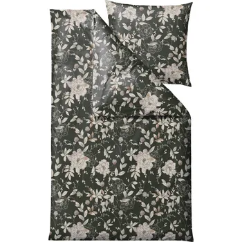 Povlečení Södahl, Povlečení Garden Bloom s povlakem na polštář 80 x 80 cm 135 x 200 cm zelené - Formadore