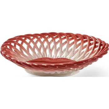 chlebník Serax, Koš na pečivo Salvador, červený - Formadore