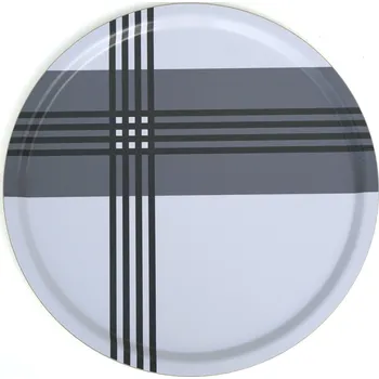 Born in Sweden, Servírovací tác Cross Thin 46 cm šedý - Formadore