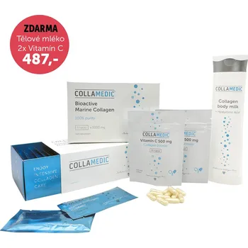 COLLAMEDIC set – kolagen nápoj 5000 mg, 60 sáčků + ZDARMA tělové mléko, 300 ml