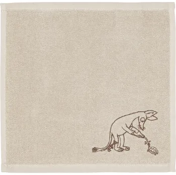 Arabia Finland, Ručník na ruce Arabia Finland Mumínci Ňuf 25 x 25 cm béžový - Formadore