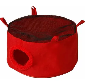 Domeček závěsný pro fretky a hlodavce mix barev 30 x 12 cm