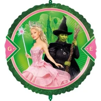 Balónek Kruh - Čarodějka 46cm fóliový balónek a závaží