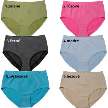 Dámské spodní prádlo Dámské bezešvé kalhotky Greenice 7013