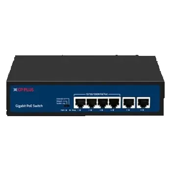 Switch CP-DNW-GPU4G2-48C Čtyřportový 10/100/1000 Mbps PoE switch s 2x 1000 Mbps uplinkem (Čtyřportový 10/100/1000 Mbps PoE switch s 2x 1000 Mbps uplinkem)