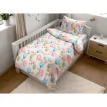 Bavlněné povlečení do postýlky Renforcé BALUNEA bílé Rozměr povlečení: 45 x 65 cm | 90 x 135 cm, polštář 45 x 65 cm, peřinka 90 x 135 cm, gramáž 110 g/m2