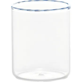 Sklenice Zafferano, Skleněný pohár Intrecci 460 ml bílo-modrý - Formadore