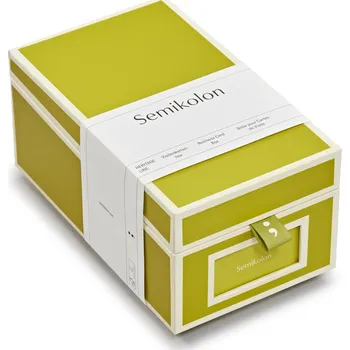 Úložný box Semikolon, Pouzdro na vizitky Die Kante, matcha zelené - Formadore